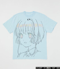 Cardcaptor Sakura: Clear Card Sakura Face Big T-shirt SAX FREE