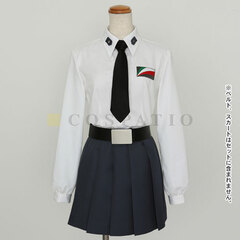 Girls und Panzer the Movie - Anzio High School Girl's Uniform: Blouse Set / Ladies' S