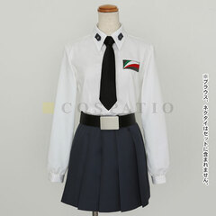Girls und Panzer the Movie - Anzio High School Girl's Uniform: Skirt Set / Ladies' XL