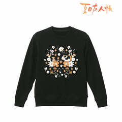 Natsume Yuujinchou Nyanko Sensei Sweat Shirt Orange Ladies' L