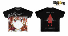 Mushoku Tensei: Jobless Reincarnation Eris Boreas Greyrat Ani-Art Full Graphic T-shirt Unisex XL