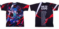 Hatsune Miku MIKU EXPO 2020 Rock Miku Full Graphic T-shirt L