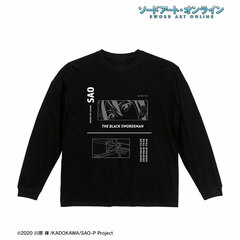 Sword Art Online Kirito BIG Silhouette Long T-shirt Unisex S