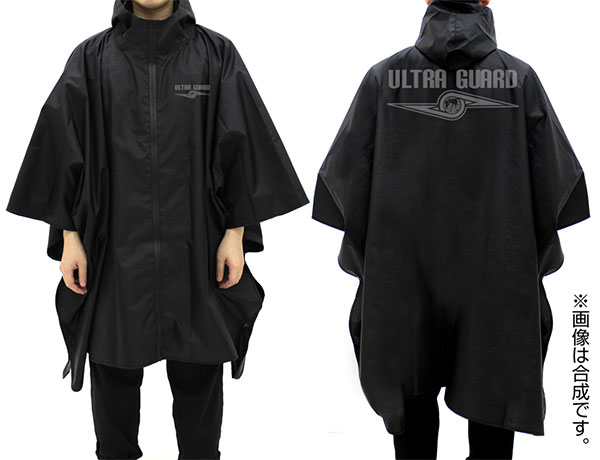 Ultra Seven Ultra Guard Rain Poncho/BLACK