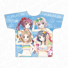 YuruYuri Full Graphic T-shirt Student Council Swimsuit ver.
