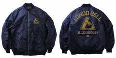 Mobile Suit Gundam Unicorn Londo Bell MA-1 Jacket/NAVY-XL