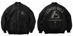 Mobile Suit Gundam Unicorn Londo Bell MA-1 Jacket/BLACK-M