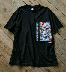 Yuru Camp WILDERNESS EXPERIENCE Pocketable Print T-shirt L