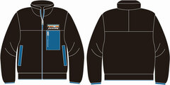 Yuru Camp Mt. Fuji Logo Boa Jacket M Black