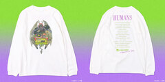 Dorohedoro Ningendomo yo Long Sleeve T-shirt Off-white L
