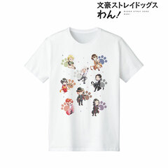 Bungo Stray Dogs Wan! Ani-Art aqua label T-shirt Ladies' S