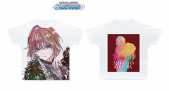 THE IDOLM@STER SHINY COLORS Mikoto Hida Ani-Art Full Graphic T-shirt Unisex M