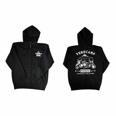 Yuru Camp TOURING ZIP Hoodie Black M