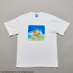Final Fantasy Picture Book Chocobo to Soratobu Fune T-shirt