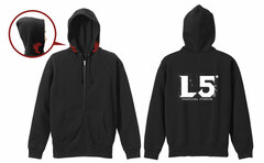 Higurashi no Naku Koro ni Sotsu Hinamizawa Syndrome L5+ Zip Hoodie /BLACK-S