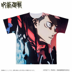 Jujutsu Kaisen Portrait Full Graphic T-shirt XL Yuji Itadori