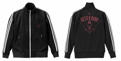 Getter Robo Arc Anime Edition Getter Arc Icon Mark Jersey /BLACK x WHITE-XL