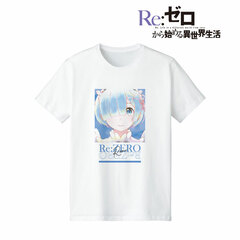 Re:ZERO -Starting Life in Another World- Rem Ani-Art aqua label T-shirt Ladies' XL
