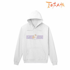 Natsume Yuujinchou Nyanko Sensei lette-graph Hoodie Violet Ladies' XL