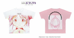 Movie Puella Magi Madoka Magica [New] Madoka Kaname Ani-Art aqua label Full Graphic T-shirt Unisex S
