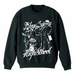Jujutsu Kaisen New Illustration Sweat Shirt Snow Fes Ver./BLACK-S