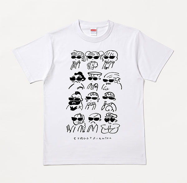 Street Fighter Line Art T-shirt M