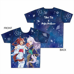Umamusume Pretty Derby Season 2 New Illustration Full Graphic T-shirt / Tokai Teio & Mejiro McQueen ver. XL