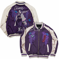 Demon Slayer: Kimetsu no Yaiba Shinobu Kocho Sukajan Jacket /XL