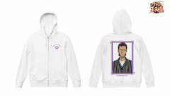 The New Prince of Tennis New Illustration Eishirou Kite Playing Card Motif Casual Wear ver. Back Print Zip Hoodie Ladies' M