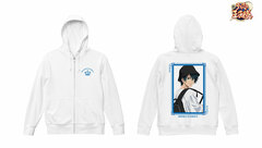 The New Prince of Tennis New Illustration Ryoma Echizen Playing Card Motif Casual Wear ver. Back Print Zip Hoodie Ladies' XL