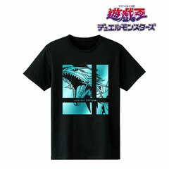 Yu-Gi-Oh! Duel Monsters Blue-Eyes White Dragon Foil Print T-shirt Ladies' M