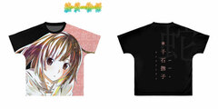 Zoku Owarimonogatari Nadeko Sengoku Ani-Art Full Graphic T-shirt Unisex S