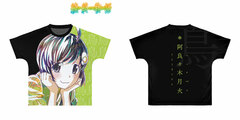 Zoku Owarimonogatari Tsukihi Araragi Ani-Art Full Graphic T-shirt Unisex S