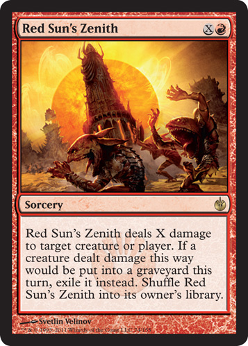 Red Suns Zenith - Foil