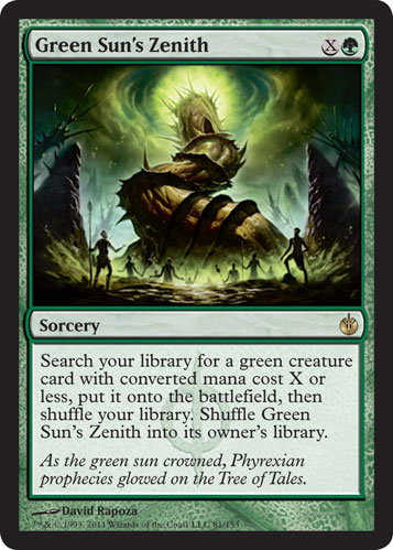 Green Suns Zenith - Foil