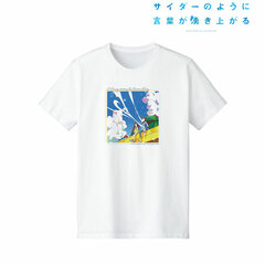 Cider no You ni Kotoba ga Wakiagaru Cherry & Smile T-shirt Ladies' L