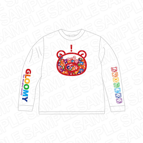 Gloomy the Naughty Grizzly Long T-shirt