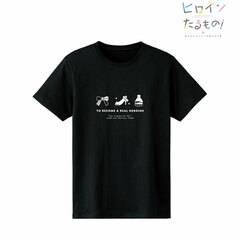 Heroine Tarumono! -Kiraware Heroine to Naisho no Oshigoto- Motif T-shirt Ladies' XL