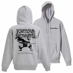 Demon Slayer: Kimetsu no Yaiba Kyojuro Rengoku Zip Hoodie /MIX GRAY-S