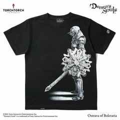 Demon's Souls x TORCH TORCH / T-shirt Collection: Ostrava of Boletaria Black XL Size