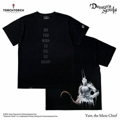 Demon's Souls x TORCH TORCH / T-shirt Collection: Yurt, the Silent Chief Black M Size