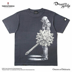 Demon's Souls x TORCH TORCH / T-shirt Collection: Ostrava of Boletaria Deep Gray XXL Size