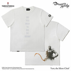 Demon's Souls x TORCH TORCH / T-shirt Collection: Yurt, the Silent Chief Vanilla White M Size