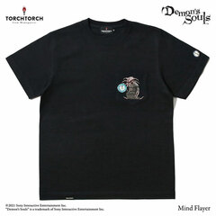 Demon's Souls x TORCH TORCH / T-shirt Collection: Mind Flayer Black L Size