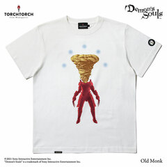 Demon's Souls x TORCH TORCH / T-shirt Collection: Old Monk Vanilla White XL Size