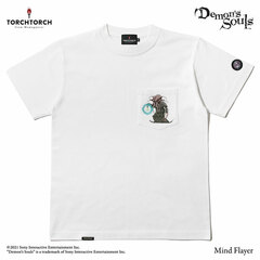 Demon's Souls x TORCH TORCH / T-shirt Collection: Mind Flayer White XL Size