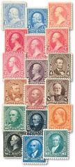 #246-63 – Complete Set, 1894 Bureau Issues, unwatermarked