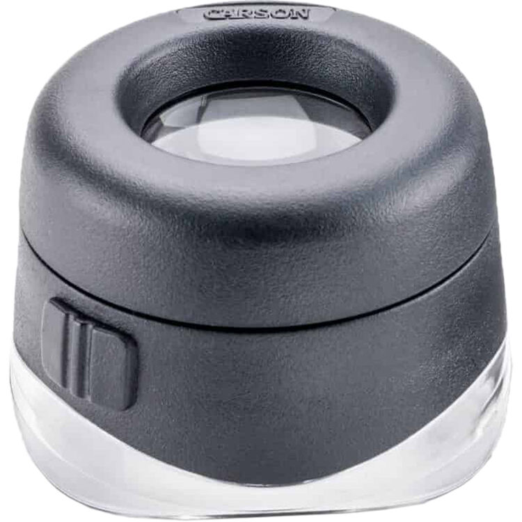 Carson LH-50 VersaLoupe 10x LED Focusing Loupe