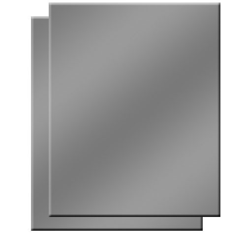 Delta 1 Gray Card - 8x10 (2-Pack)