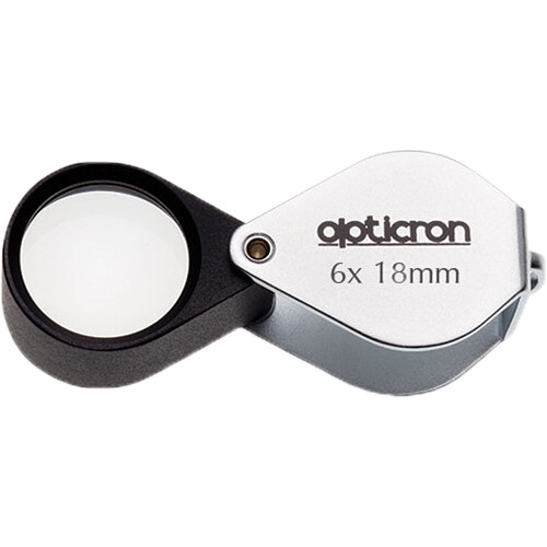 Opticron 6x Metal Folding Inspection Loupe Magnifier